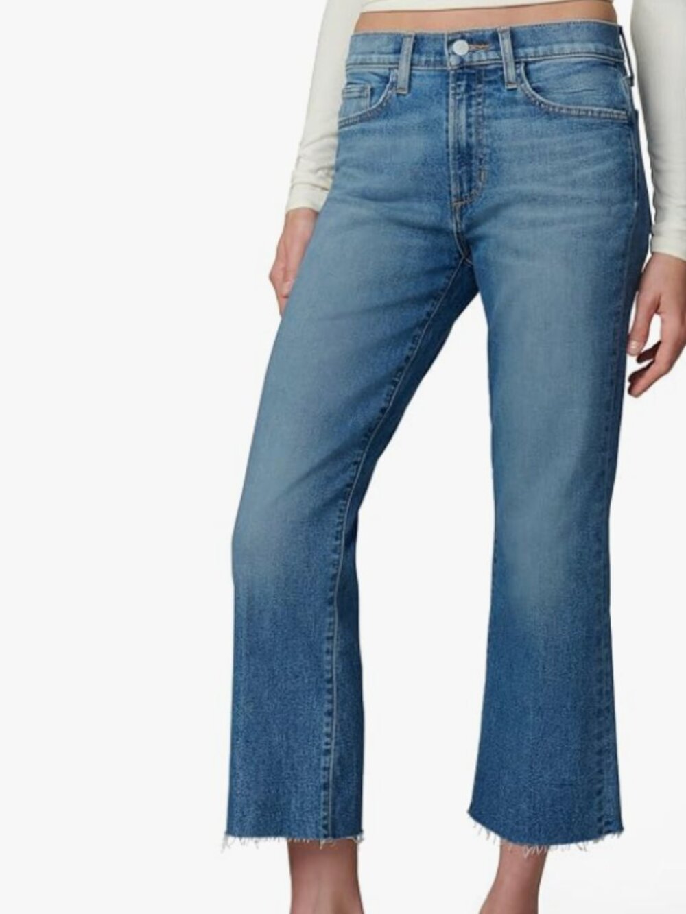JOE'S JEANS The Callie Cropped Bootcut with Raw Hem